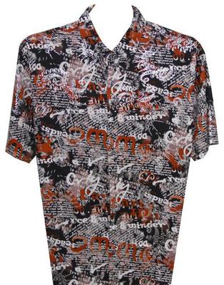 时尚魅力，尽显风采——斯可玛图男式休闲短袖衫8029#红色款